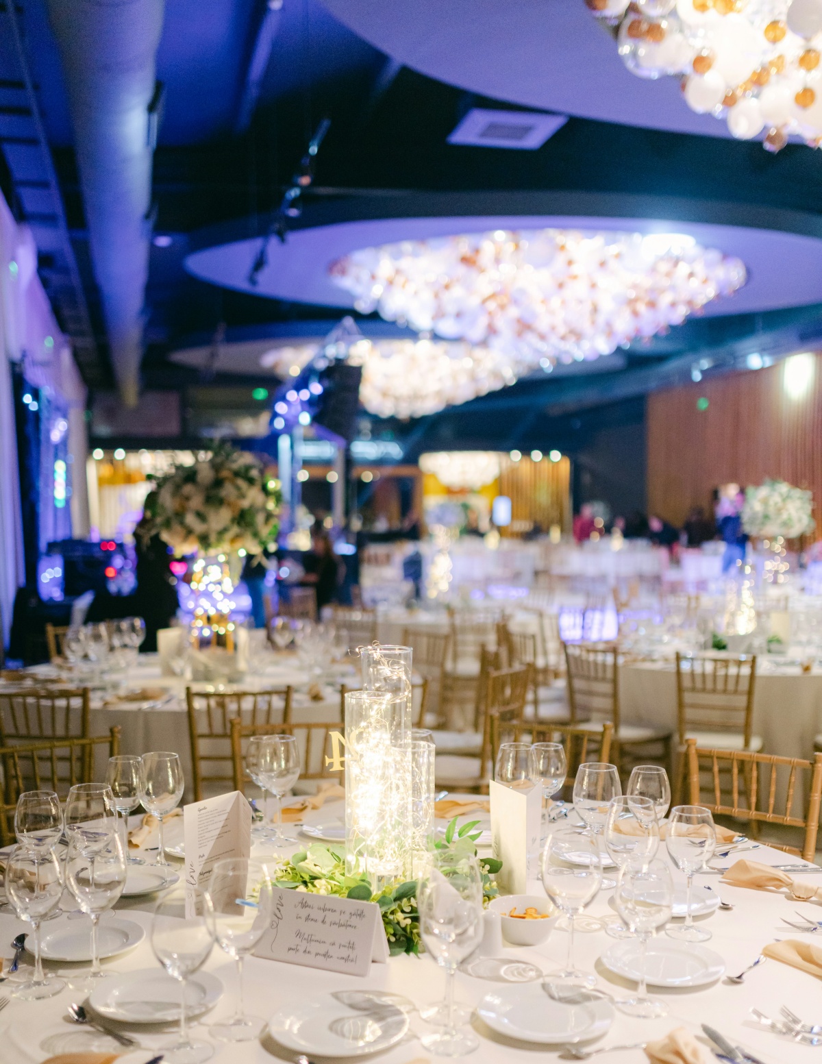 Wedding venue at golden hour
